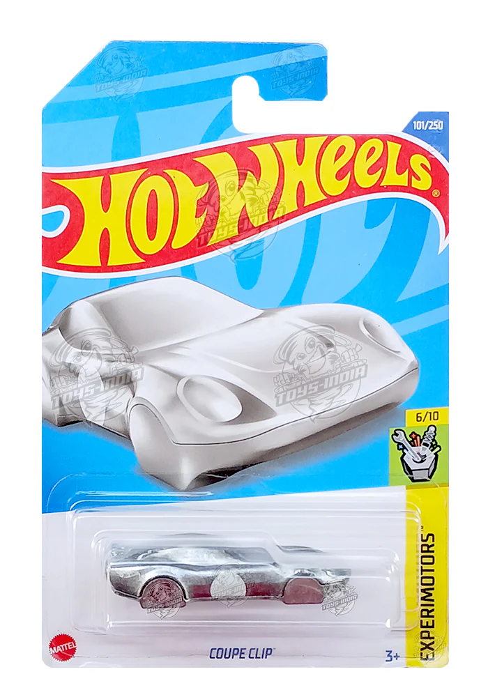 EXCLUSIVES Hot Wheels Coupe Clip - Silver - 2021 Card (With Protector Case)