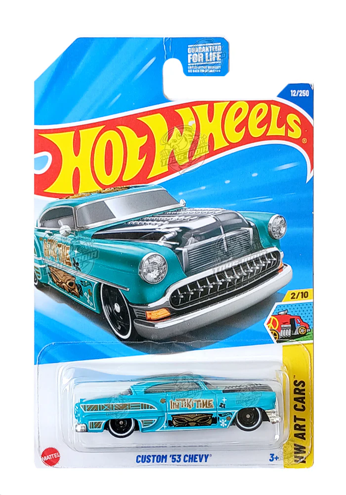 EXCLUSIVES Hot Wheels Custom '53 Chevy - Green - 2024 Card (With Protector Case)