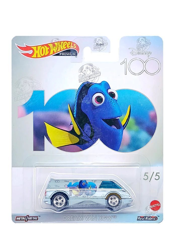 EXCLUSIVES Hot Wheels Disney 100 Dream Van XGW - Blue - 2022 Card