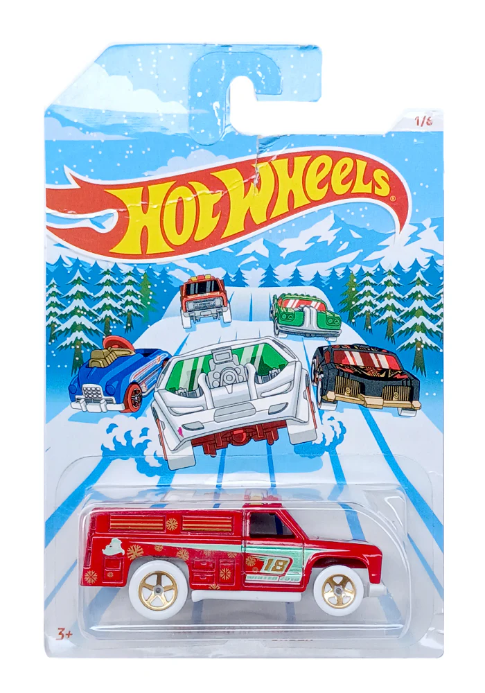 EXCLUSIVES Hot Wheels HW Rapid Response - Red - 2018 Card (Creased Card / Car in Excellent Condition) (With Protector Case)