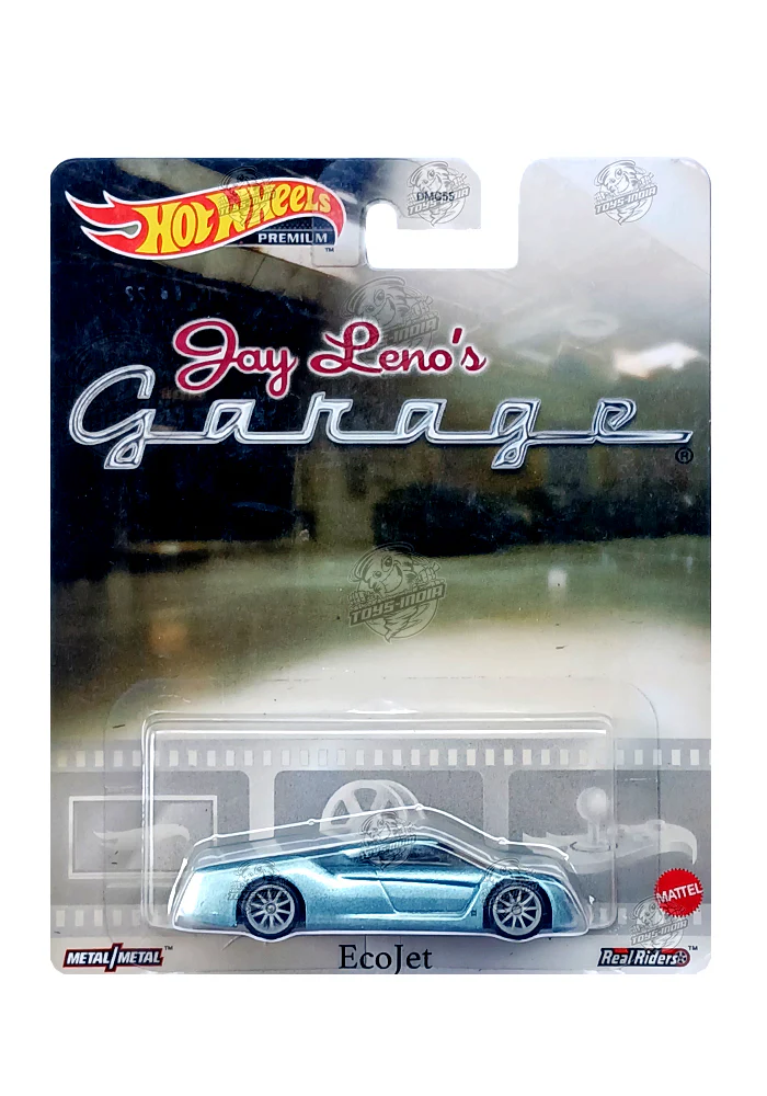 EXCLUSIVES Hot Wheels Jay Leno's Garage Eco Jet - Blue - 2022 Card