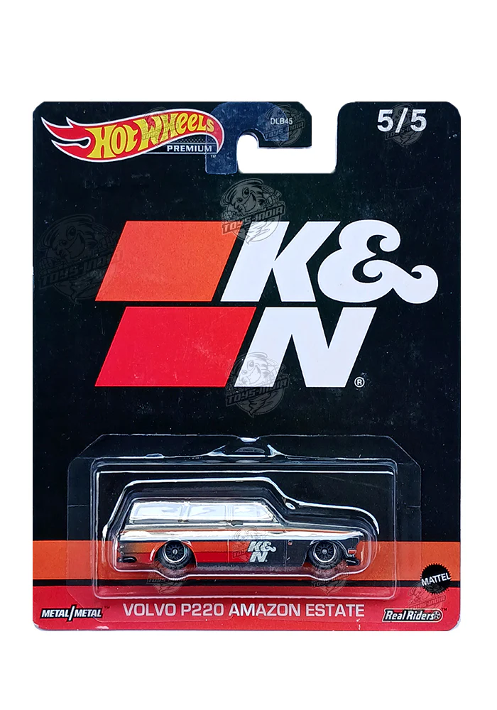 EXCLUSIVES Hot Wheels K & N Volvo P220 Amazon Estate - Black - 2023 Card