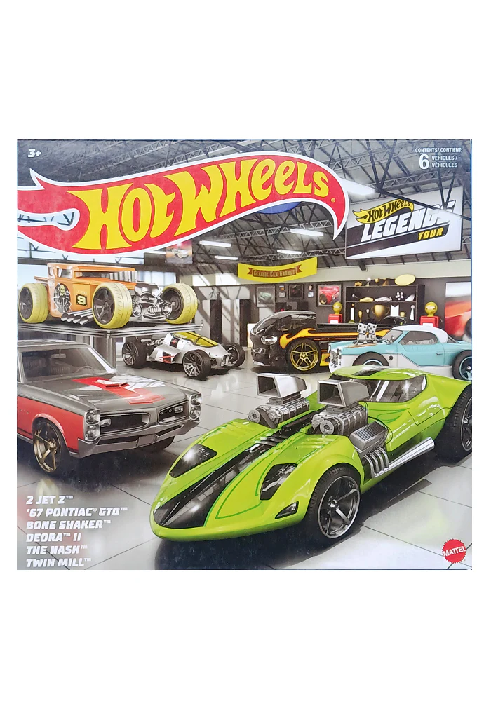 EXCLUSIVES Hot Wheels Legends Tour - Pack of 6 Cars - 2021 Card - Image 2