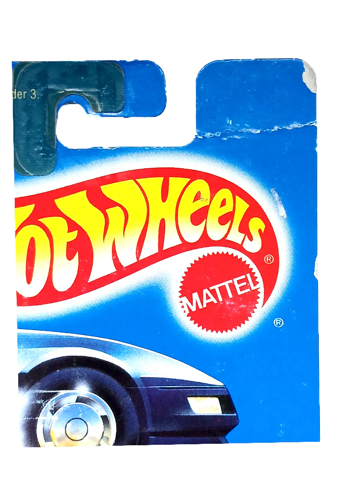 EXCLUSIVES Hot Wheels Mini Truck - Orange - 1991 Card (Crease Card / Car in Excellent Condition) (With Protector Case) - Image 2