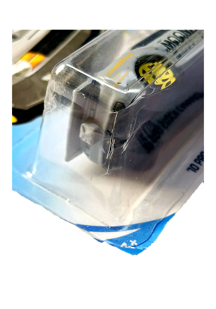 EXCLUSIVES Hot Wheels Mooneyes '10 Pro Stock Camaro - Grey / Yellow- 2017 Card (Blister Damage / Car in Excellent Condition) (With Protector Case) - Image 3