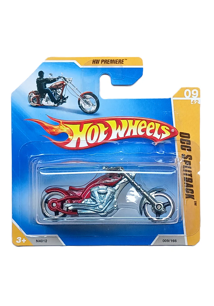 EXCLUSIVES Hot Wheels OCC Splitback - Red / Silver - 2008 Card (International Short Card)