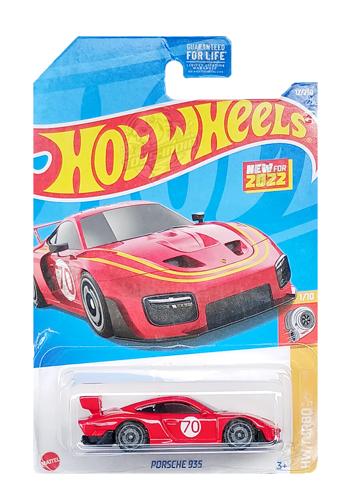 EXCLUSIVES Hot Wheels Porsche 935 - Red - 2021 Card (Card Damage / Car in Excellent Condition) (With Protector Case)