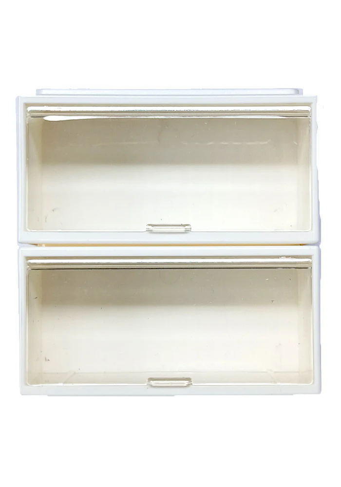 EXCLUSIVES Hot Wheels Premium - 1 Car Display - One Logo White Container Stackable Collector Plastic Case (Type 11) - 1:64 Scale (CAR NOT INCLUDED) - Image 2