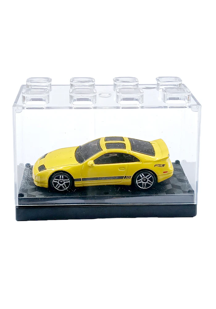 EXCLUSIVES Hot Wheels Premium - 1 Car Display - Transparent Stackable Collector Plastic Case (Type 12) - 1:64 Scale (CAR NOT INCLUDED)