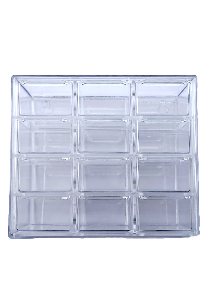 EXCLUSIVES Hot Wheels Premium - 12 Car Display - Drawer Style Collector Plastic Case (Type 1) - 1:64 Scale (CAR NOT INCLUDED) - Image 2