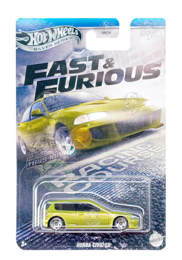 EXCLUSIVES Hot Wheels Premium Fast & Furious Racing Course Honda Civic EG - Green - 2024 Card (With Protector Case)