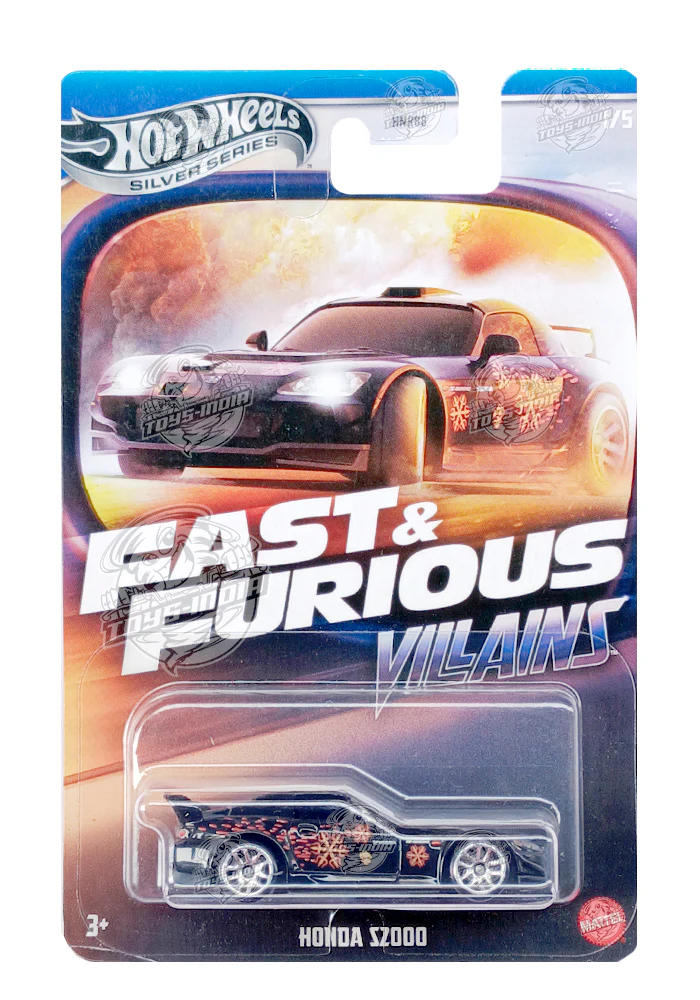 EXCLUSIVES Hot Wheels Premium Fast & Furious Villains Honda S2000 - Black - 2024 Card (With Protector Case)