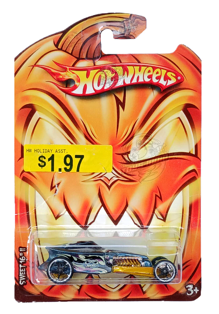 EXCLUSIVES Hot Wheels Premium Sweet 16 II - Grey / Silver - 2009 Card (Card Damage / Car in Excellent Condition) (With Protector Case)