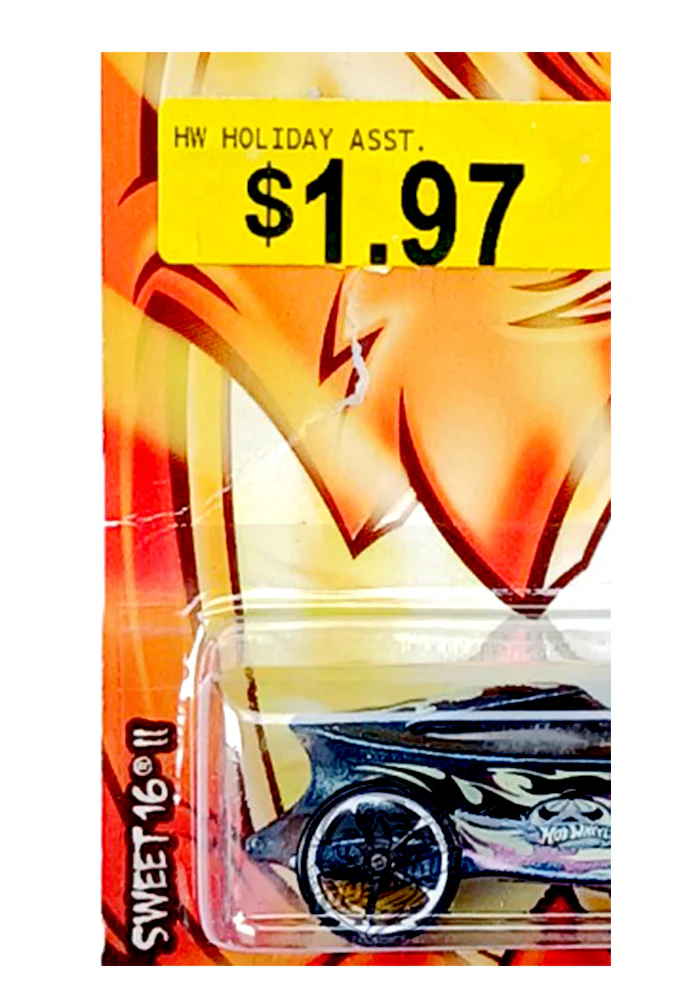 EXCLUSIVES Hot Wheels Premium Sweet 16 II - Grey / Silver - 2009 Card (Card Damage / Car in Excellent Condition) (With Protector Case) - Image 2