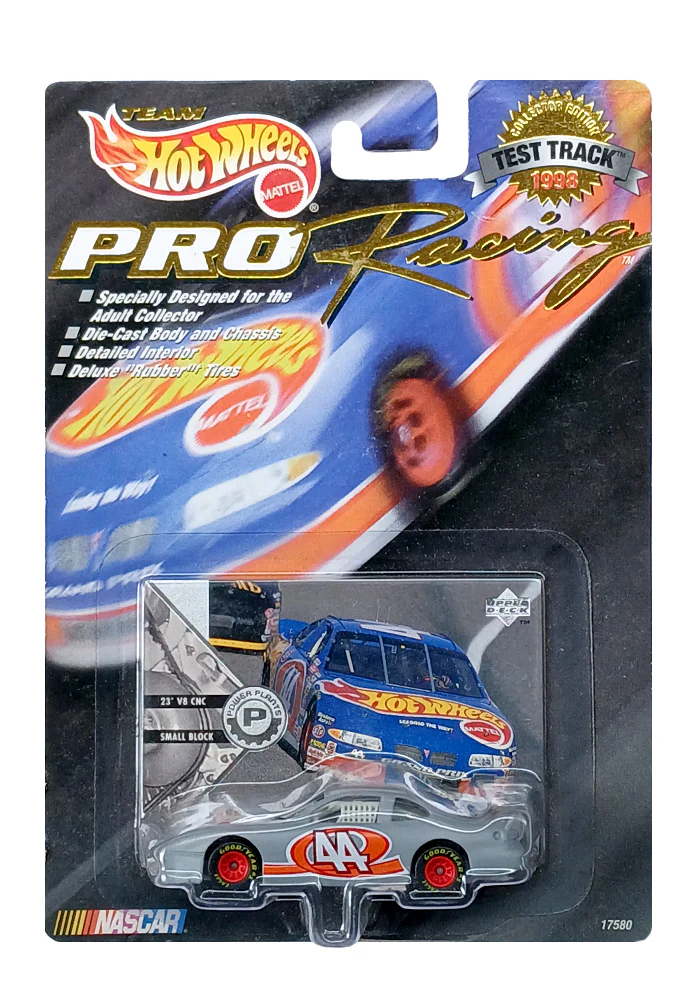 EXCLUSIVES Hot Wheels PRO Racing '23 V8 CNC Small Block #44 - Grey - 1996 Card