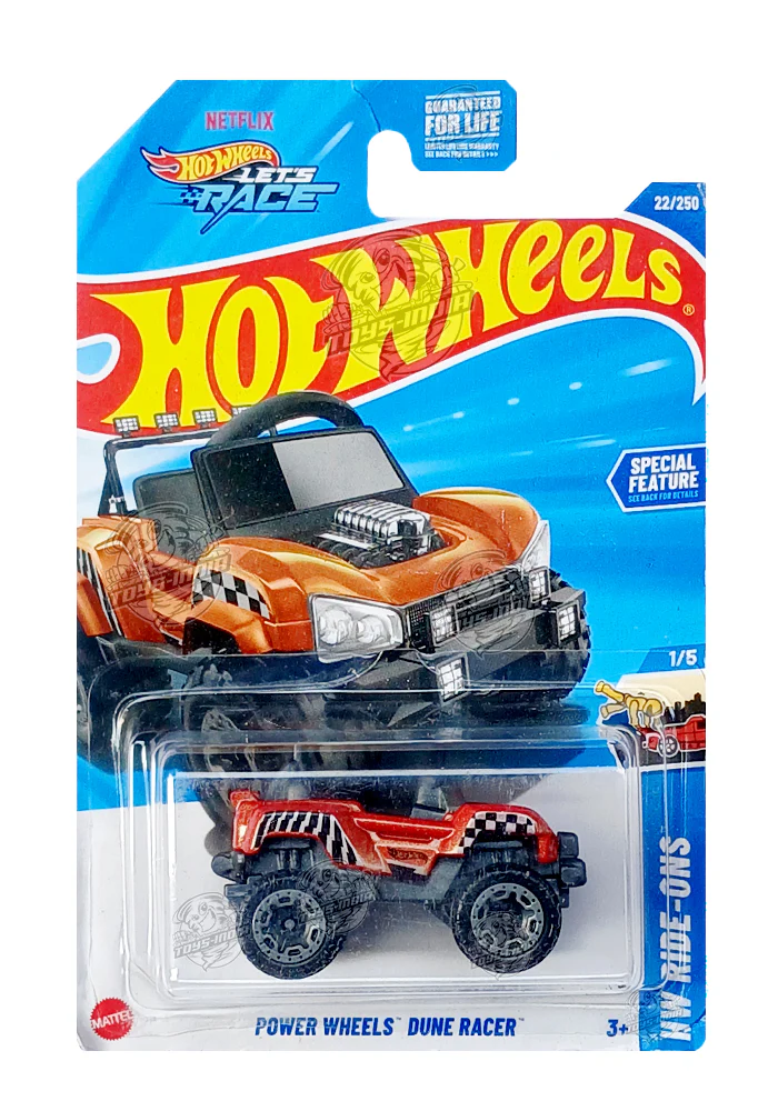 EXCLUSIVES Hot Wheels Quick Bite - Blue - 2024 Card (With Protector Case)