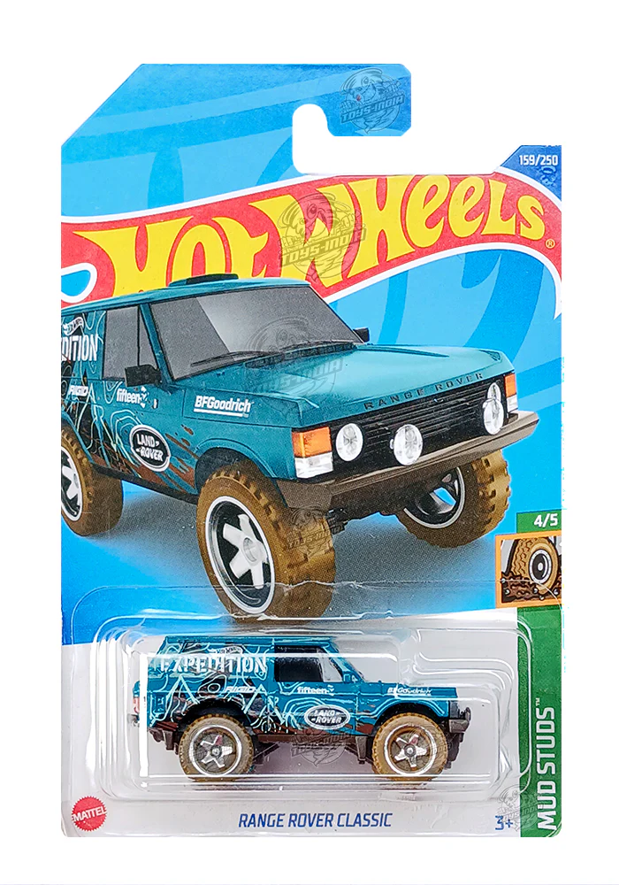 EXCLUSIVES Hot Wheels Range Rover Classic - Green - 2021 Card (Blister Damage / Car in Excellent Condition) (With Protector Case)