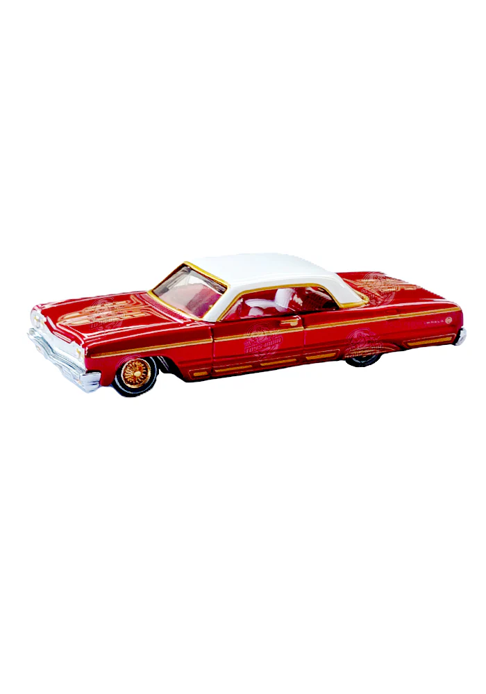 EXCLUSIVES Hot Wheels RLC Collectors 1964 Chevrolet Impala - Red / White - 2023 Card