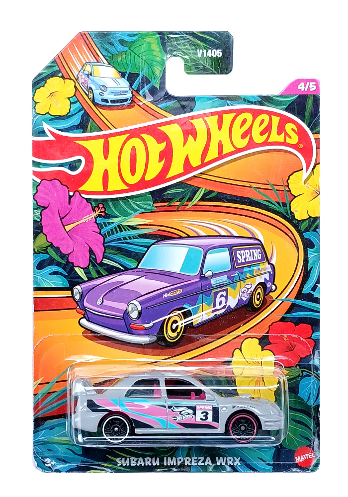 EXCLUSIVES Hot Wheels Subaru Impreza WRX - Grey - 2023 Card (With Protector Case)