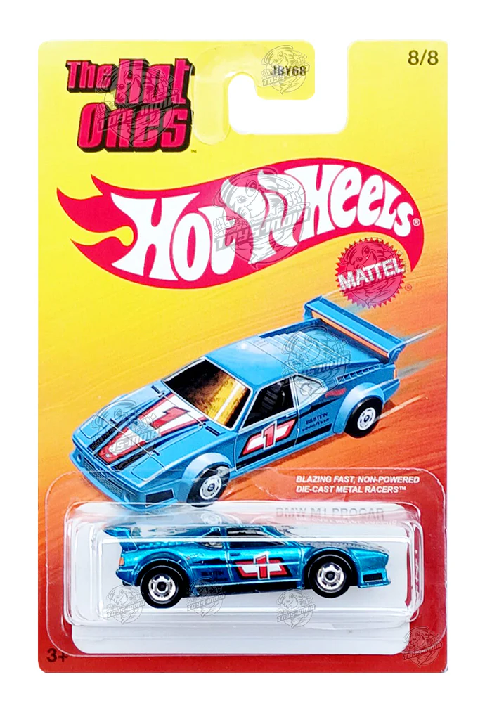 EXCLUSIVES Hot Wheels The Hot Ones BMW M1 Procar - Blue / White - 2024 Card (With Protector Case)