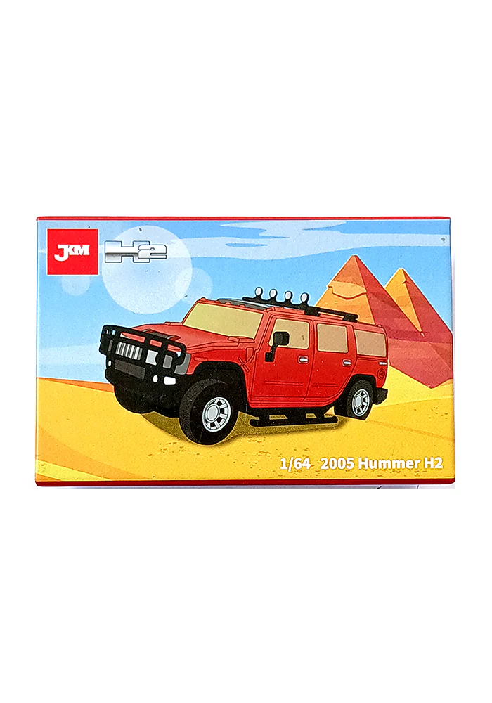 EXCLUSIVES JKM 2005 Hummer H2 - Red (Scale 1:64)