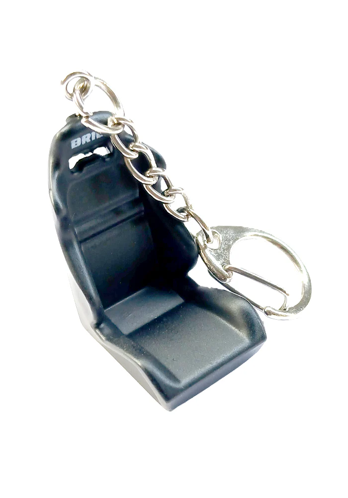 EXCLUSIVES Keychain - Sports Car Seat - Black