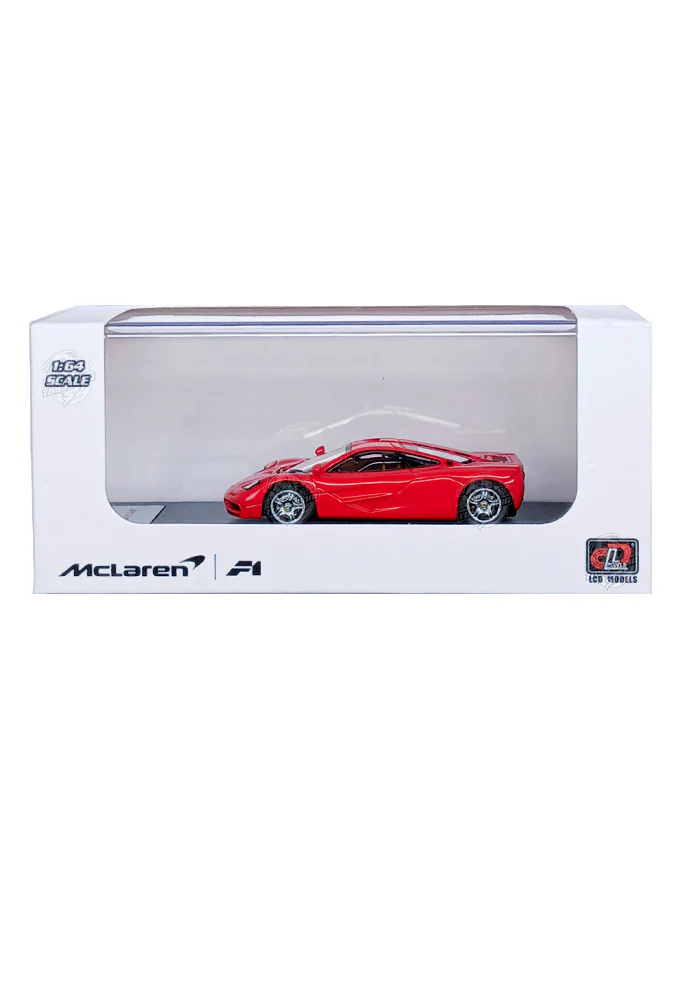 EXCLUSIVES LCD Models McLaren F1 - Red (Scale 1:64)