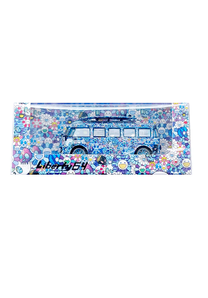 EXCLUSIVES Liberty 64 Volkswagen T1 - Blue Floral (Scale 1:64)