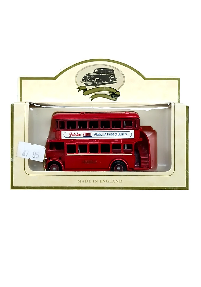 EXCLUSIVES Lledo UK Models of Days Gone Jubilee Stout Hebble Bus - Red (Scale 1:43)