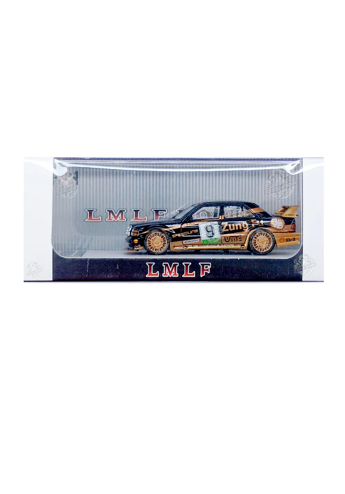 EXCLUSIVES LMLF Models Mercedes-Benz 190E 2.5 16 Evolution No 9 - Black / Golden  (Scale 1:64)