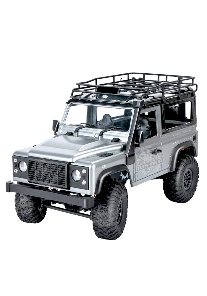 EXCLUSIVES M N Model Land Rover Defender 90 - Grey (Scale 1:12) (With Remote Control 2.4GHz)