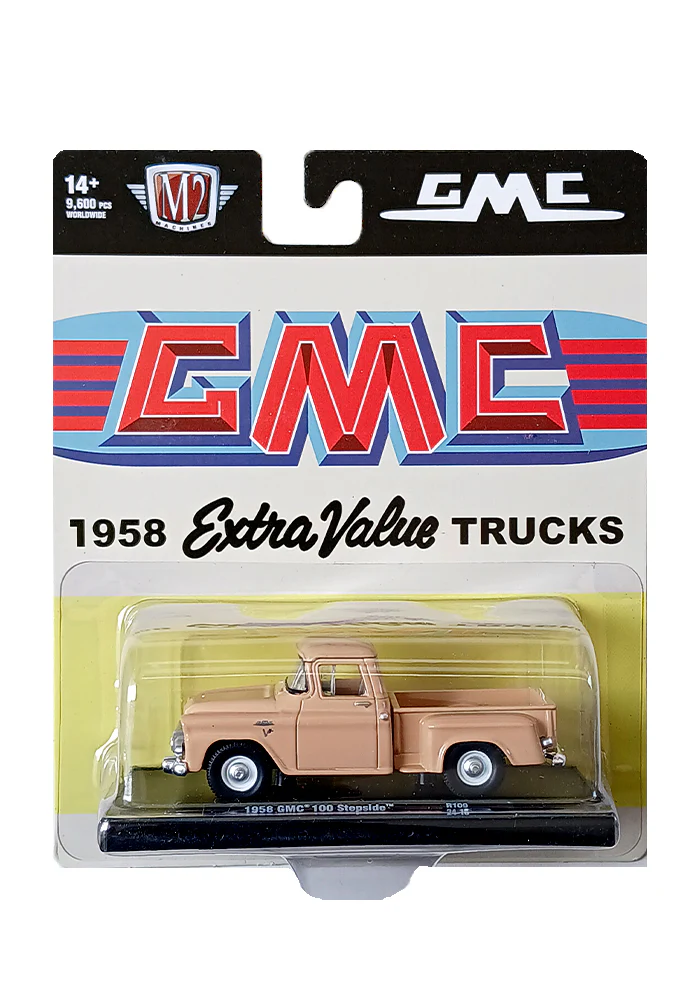 EXCLUSIVES M2 Machines 1958 GMC 100 Stepside - Brown