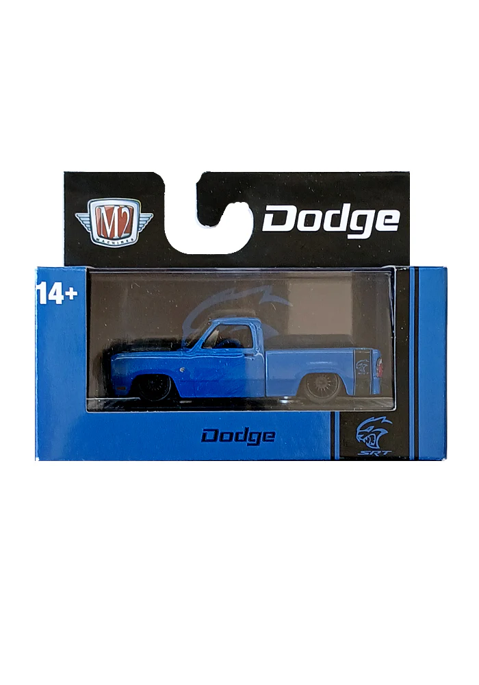 EXCLUSIVES M2 Machines 1976 Dodge Adventurer 150 - Custom - Blue / Black