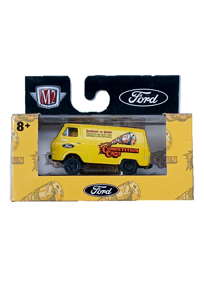 EXCLUSIVES M2 Machines Competition Cams 1964 Ford Econoline Gasser - Yellow