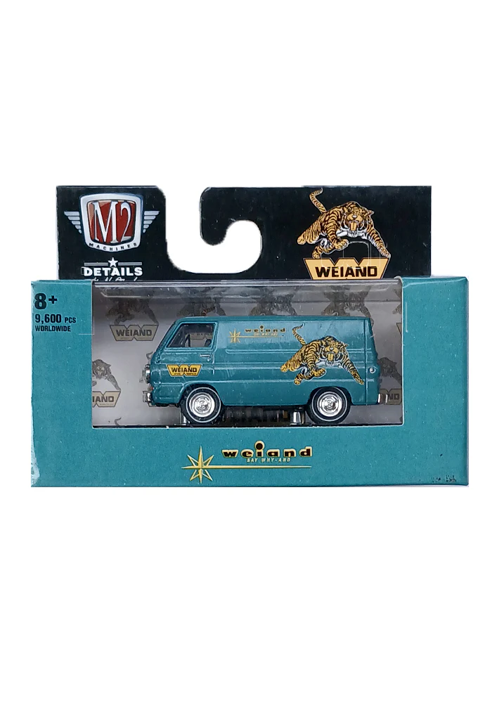 EXCLUSIVES M2 Machines WEIAND 1964 Dodge A100 Panel Van - Green