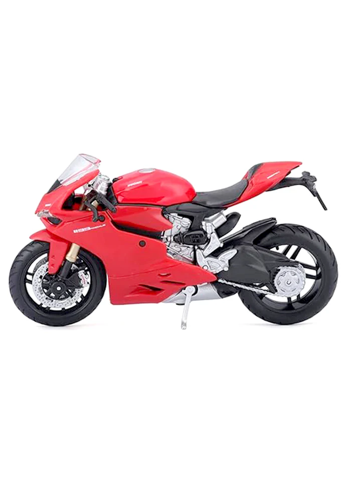 EXCLUSIVES Maisto Motor Cycles Ducati 1199 Panigale - Red (1:12 Scale) - Image 2