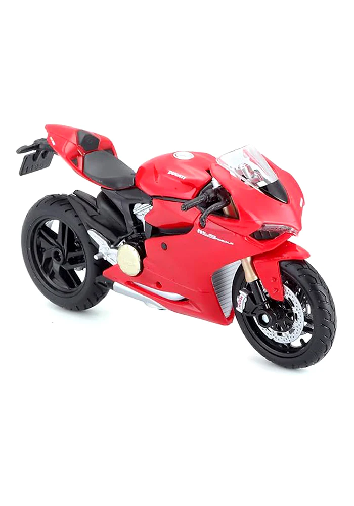 EXCLUSIVES Maisto Motor Cycles Ducati 1199 Panigale - Red (1:12 Scale) - Image 3