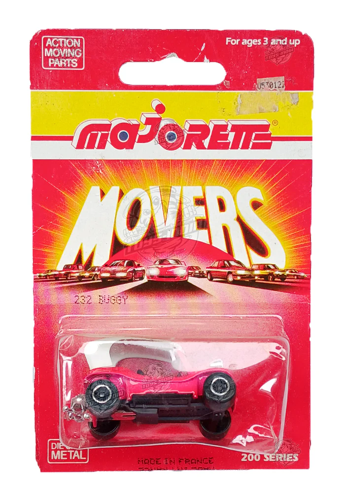 EXCLUSIVES Majorette Movers Buggy - Pink / White (Scale 1:64) (Blister Damage / Car in Excellent Condition) (With Protector Case)