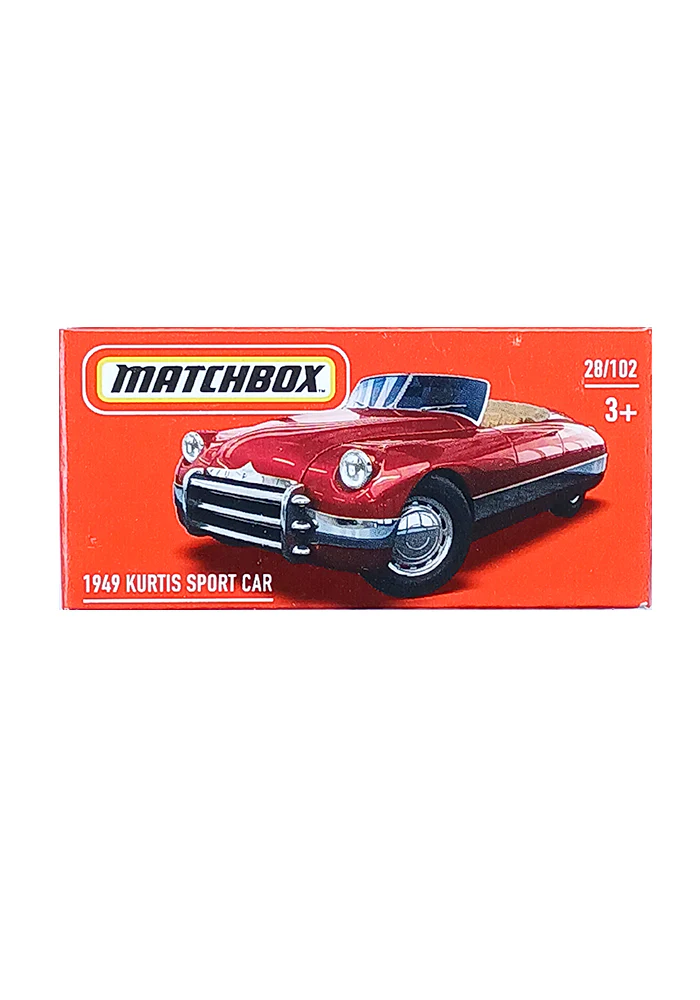 EXCLUSIVES Matchbox 1949 Kurtis Sport Car - Red - 2022 Box
