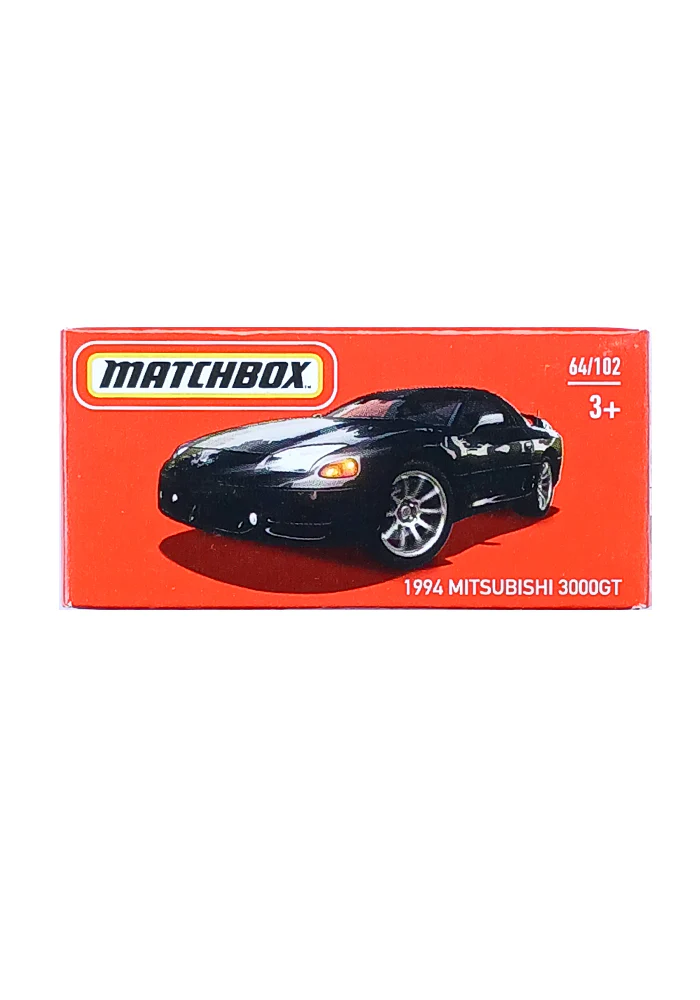 EXCLUSIVES Matchbox 1994 Mitsubishi 3000GT - Black - 2022 Box