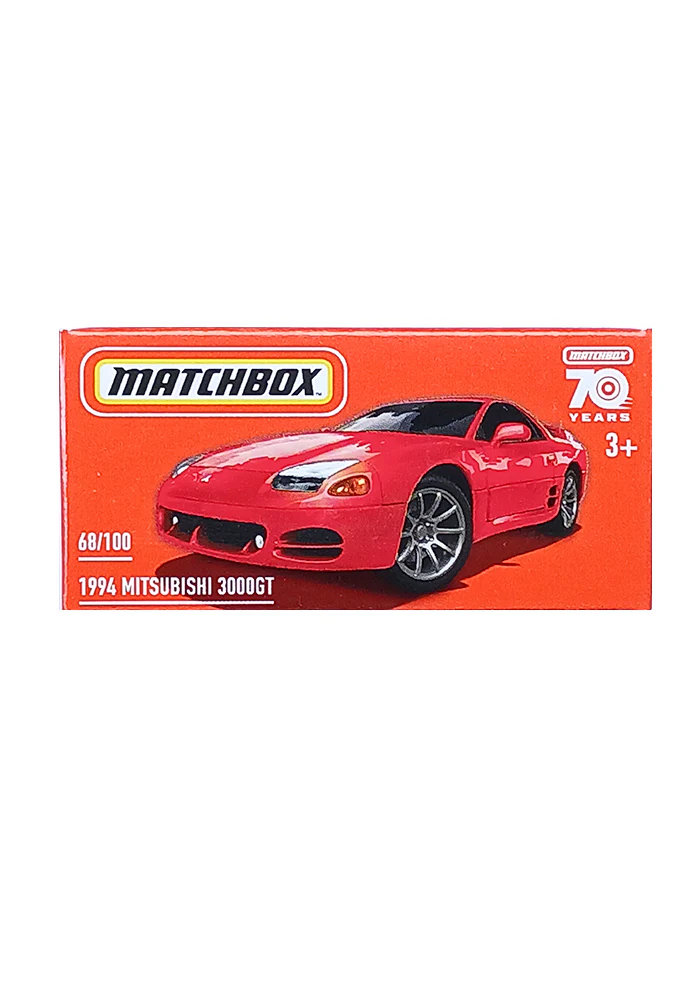 EXCLUSIVES Matchbox 1994 Mitsubishi 3000GT - Red - 2022 Box