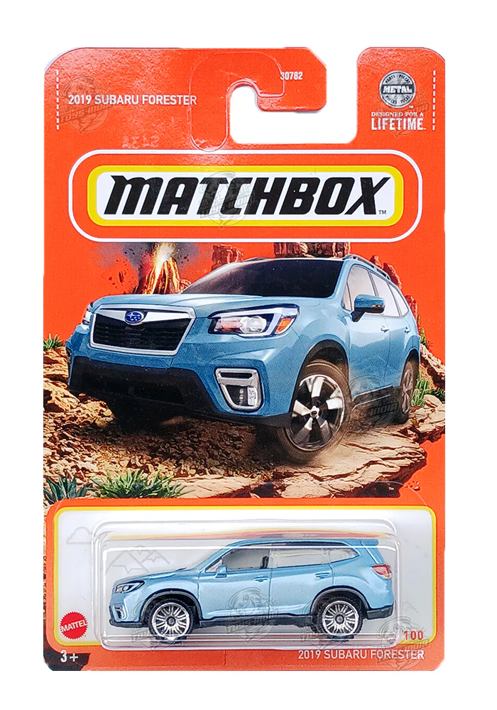 EXCLUSIVES Matchbox 2019 Subaru Forester - Blue - 2023 Card (With Protector Case)