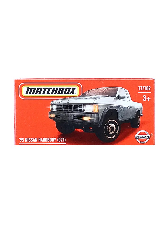 EXCLUSIVES Matchbox '95 Nissan Hardbody (D21) - Silver - 2022 Box