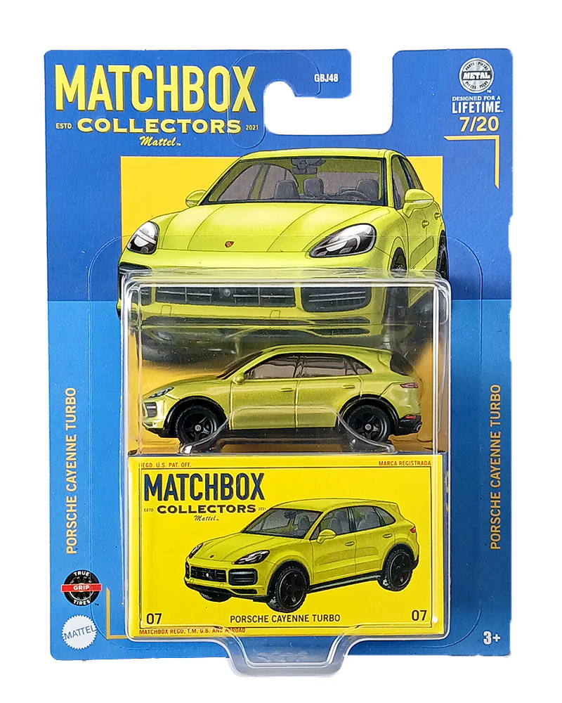 EXCLUSIVES Matchbox Collectors Porsche Cayenne Turbo - Green - 2023 Card