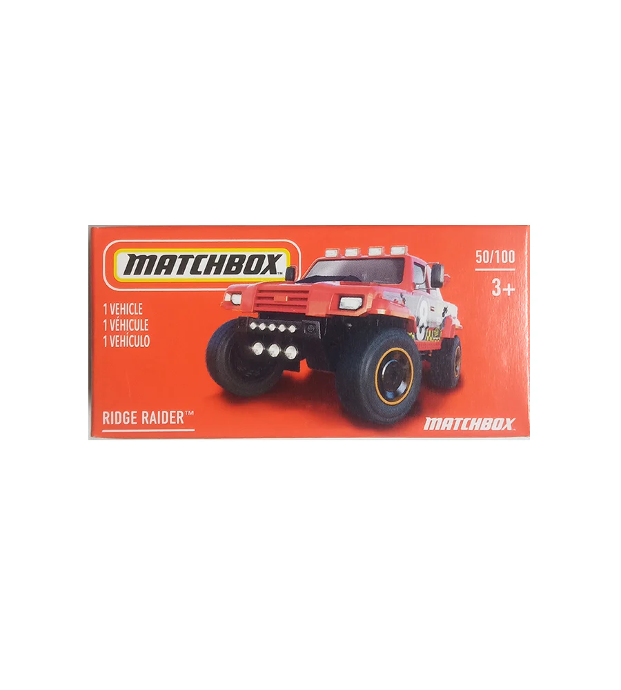 EXCLUSIVES Matchbox Ridge Raider - Red - 2020 Box