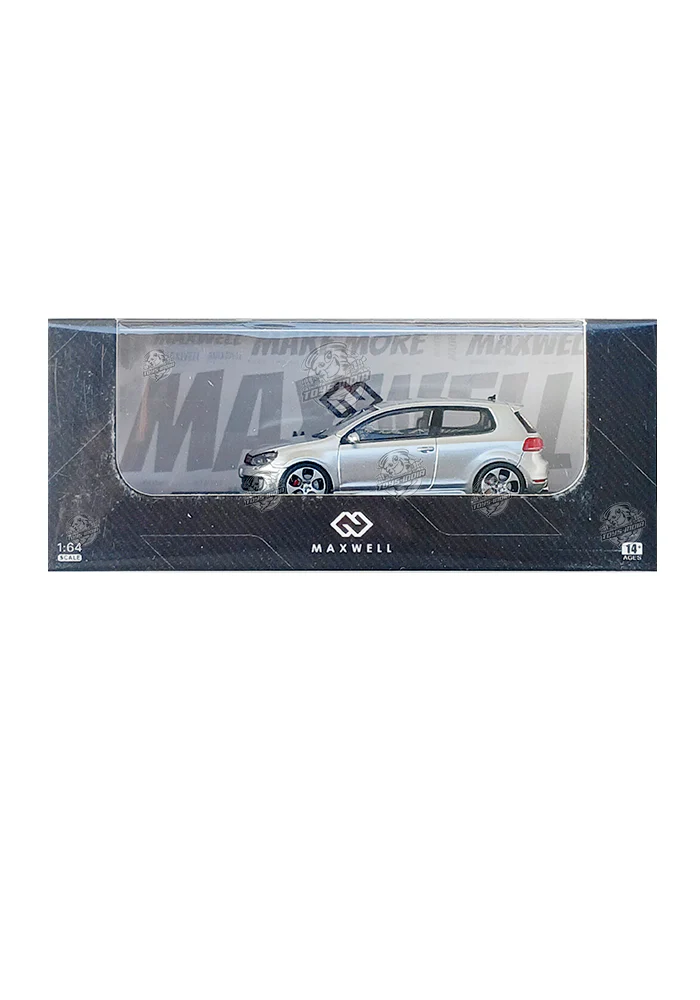 EXCLUSIVES Maxwell Volkswagen Golf GTI MK6 - Silver (Scale 1:64)