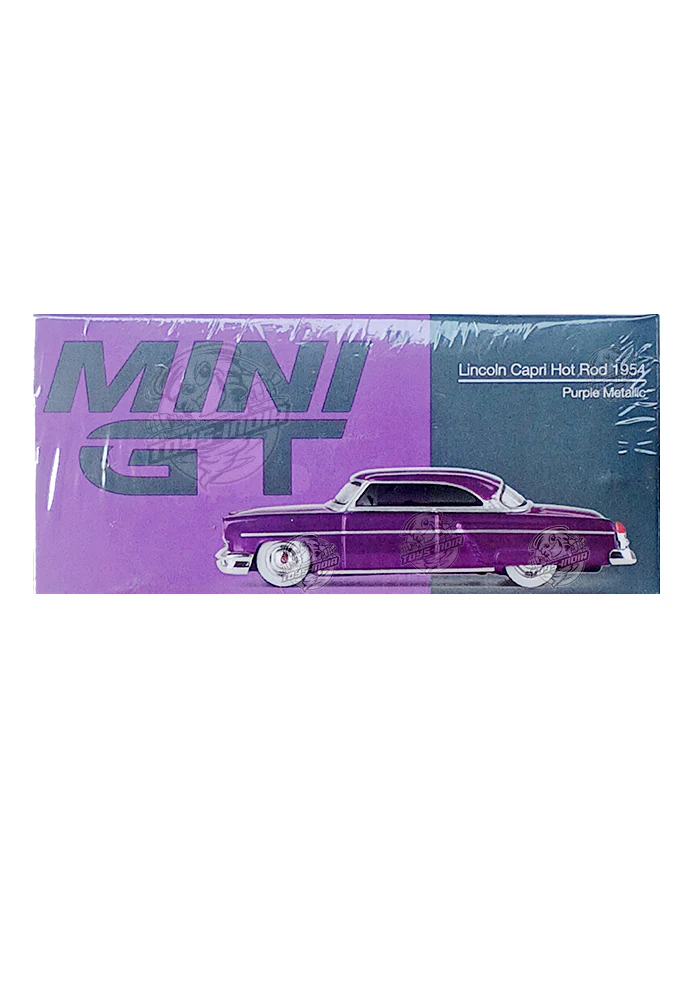EXCLUSIVES MINI GT Lincoln Capri Hot Rod - Purple (Scale 1:64)