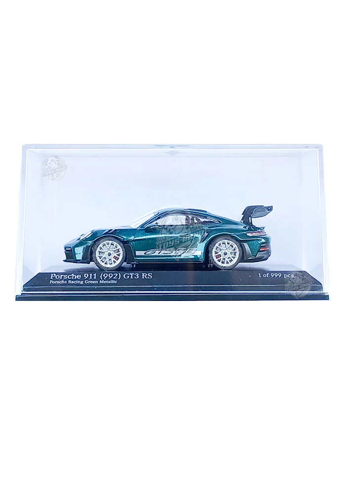 EXCLUSIVES Minichamps 64 Porsche 911 (992) GT3 RS - Dark Green (Scale 1:64)