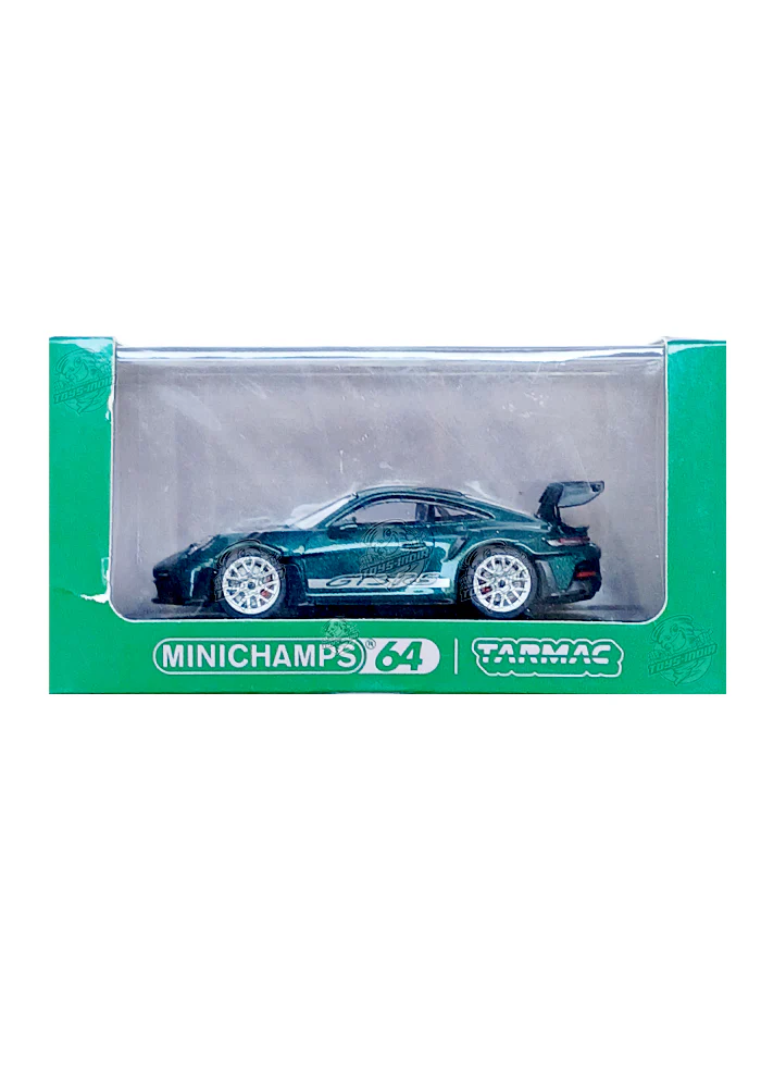 EXCLUSIVES Minichamps 64 Porsche 911 (992) GT3 RS - Dark Green (Scale 1:64) - Image 2