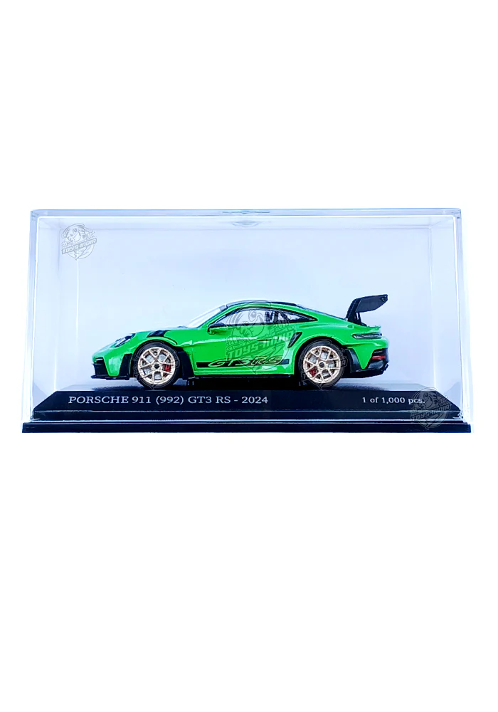 EXCLUSIVES Minichamps 64 Porsche 911 (992) GT3 RS - Light Green (Scale 1:64)